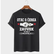 MAFIMI Majica Otac i cerka najbolji prijatelji zauvek, Crna