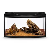 Akvarij STARTUP 80 LED UKRIVLJEN ČRN + Dragon Whisper River Kit