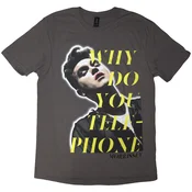 Morrissey Why Do You Telephone? Charcoal Grey M Majica