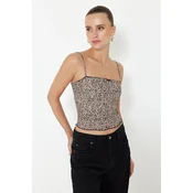 Trendyol Milla Ženska bluza, Braon