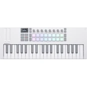 Novation Launchkey Mini 37 MK4 MIDI keyboard White