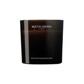 Molton Brown Dišeča sveča z okusno rabarbaro in vrtnico 600 g