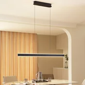 Lucande LED viseča luč Philine, dolžina 121 cm črno železo - Dnevna soba/jedilnica - Sodobni - črni pesek - Kovina