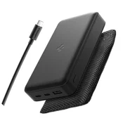 Spigen 30.000 mAh 30 W USB-A USB-C power bank – črn