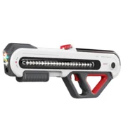 Velika električna vodna puška W12 LED bela 60 cm