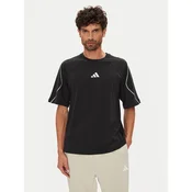 ADIDAS SPORTSWEAR Funkcionalna majica STADIUM črna/bela