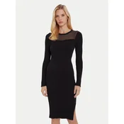 Morgan Pletena obleka 252-RMAN Črna Slim Fit