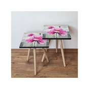 Hanah Home Sklapajuci Stocic 2 Komada 2SHP298 - Pink