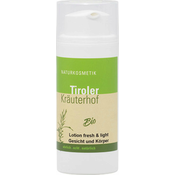 Tiroler Kräuterhof Losjon za obraz in telo fresh & light bio - 100 ml