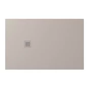 TRENECA Pladenj za prhanje iz litega marmorja 140x90 cm, ki ga je mogoče rezati po vaših željah, bež mat - Bež - 140x90x3 cm - Polysan - TRENECA - 24 - Liti marmor - 1400 - Pravokotni - 900 - 30 - 90 - 14