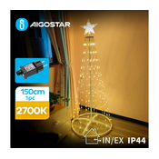 Aigostar-LED Vanjska božicna dekoracija LED/3,6W/31/230V 2700K 150cm IP44