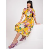 Dress-LK-SK-507564.36P-dark yellow