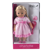 Lutka Charlotte 36 cm, z glavnikom