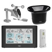 TFA Dostmann TFA Dostmann WEATHER PRO 35.1161.01 digitalna brezžična vremenska postaja Napoved za 12 do 24 ur Maks. število senzorjev 3, (20449986)