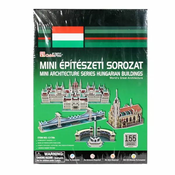 Mini arhitektura: stavbe iz Madžarske - 3D sestavljanka s 155 kosi