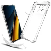 Overboard Ovitek za Xiaomi Poco F6 Pro, odporen proti padcem, prozoren