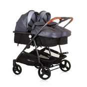 Kolica za blizance 3u1 Chipolino duo smart SGrey