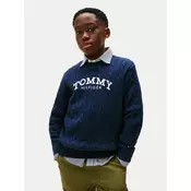 Tommy Hilfiger Pulover KG0KG08953 Mornarsko modra Regular Fit