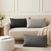 Blazina z blazino HEERLEN 12 kos Siva Poliester