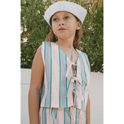 Tinycottons  Otroška bombažna srajca  RETRO STRIPES BOWS VEST
