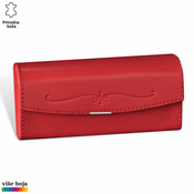Princ Leather Futrola za naocare, Crvena