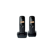 Panasonic Telefon bežicni, sa dvije slušalice, 1.4 LCD display - KX-TGB612FXB