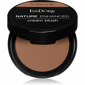 IsaDora Nature Enhanced Cream Blush kompaktno rumenilo sa cetkicom i zrcalom nijansa 41 Caramel Tan 3 g