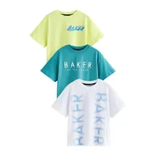 Baker by Ted Baker Majica  modra / cijansko modra / apno / bela