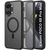 Overboard Ovitek za Xiaomi Poco X8 Pro Max, za MagSafe, Matt Case, črn