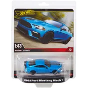 shumee Hot Wheels Premium 1:43 2021 FORD MUSTANG MACH 1 številka 12