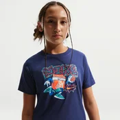 Nike K NSW TEE BOXY HOOPS, djecija majica, plava IM9532