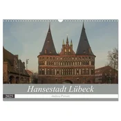 Hansestadt Lübeck (Wandkalender 2025 DIN A3 quer), CALVENDO Monatskalender