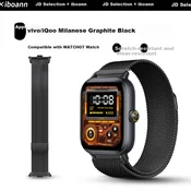 Iboann Zamenska narukvica za pametne satove za Vivo Watch GT Smart, Tamnosiva