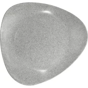 CHURCHILL Buffet melaminski krožnik Lotus, plitek, dolžina: 350 mm, granit (4 kos)