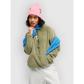 Roxy Cool Calling Fleece ženski pulover s kapuco oil green