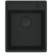 Fragranit korita FRANKE MRG 610-37 A MARIS Črna mat - Ekscentricni ventil s ČRNim gumbom