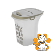 Moderna Trendy Story Small Pet Wisdom Warm Gray 6l, Kantica Za Cuvanje Hrane