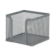Kocka za papir iz žice 95x95x80mm srebrna Q-Connect