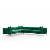 Atelier Del Sofa Ugaona sofa Como desno - zelena