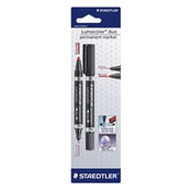 Permanentni marker Staedtler Lumocolor Duo 348-9 0,6-1,5 mm, crveni