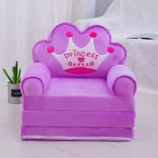 Foteljica za decu Purple Princess