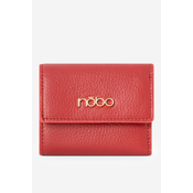 Nobo Womens Small Natural Leather Wallet Red