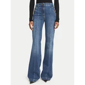 Elisabetta Franchi Jeans hlače PJ-12D-66E2-V520 Modra Palazzo Fit