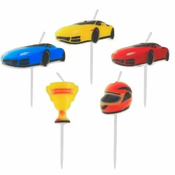 GoDan Sveča za torto Cars 5 kos