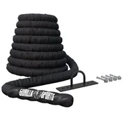 Gorilla Sports Kanap za trening ’’Battle Rope’’ sa zidnim nosacem (1500 cm x 3,8 cm) ( 101223-00019-0241 )