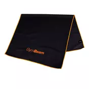 GYMBEAM Quick drying sports towel Black/Orange