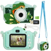 springos DIGITALNI OTROŠKI FOTOAPARAT FULL HD 40 Mpx GAME KAMERA + 32GB KARTICA XXL SET, (21635612)