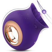 SuperLove Perfect Oral Licking & Vibrating Stimulator Purple