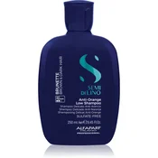 Alfaparf Milano Semi Di Lino Anti-Orange Low Shampoo nevtralizacijski šampon za rjave lase za ženske