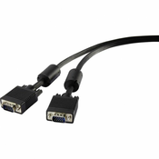 renkforce SVGA priključni kabel [1x VGA-vtič - 1x VGA-vtič] 10 m črne barve renkforce